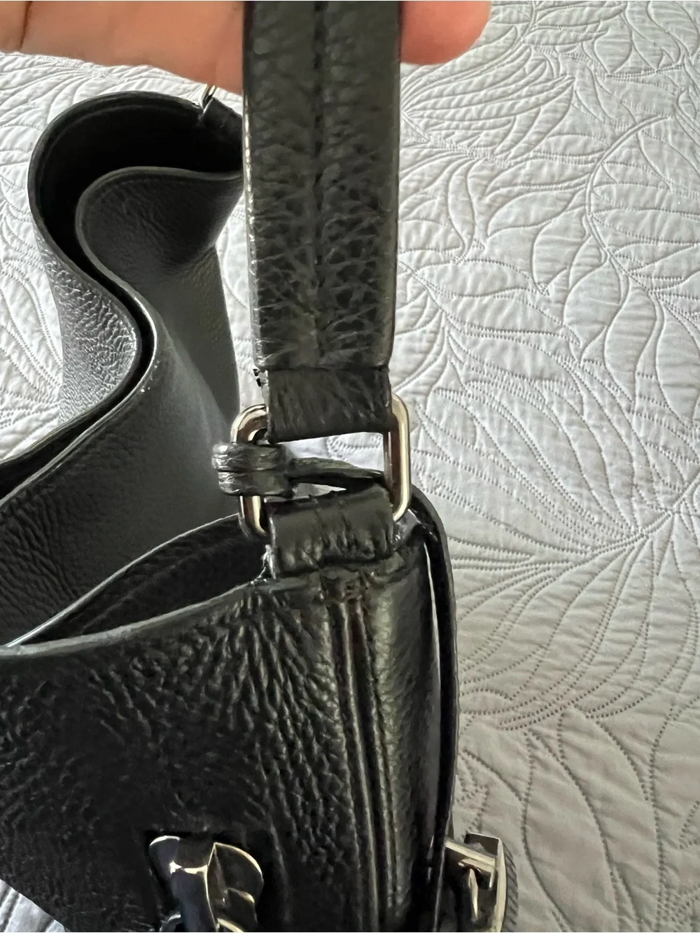 TOM FORD Alix Sleek Black Pebbled Leather Hobo Bag - Women's Shoulder Tote